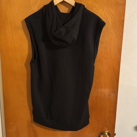 Puma Hoodie Mens Small Black Sleeveless - Picture 3 of 3